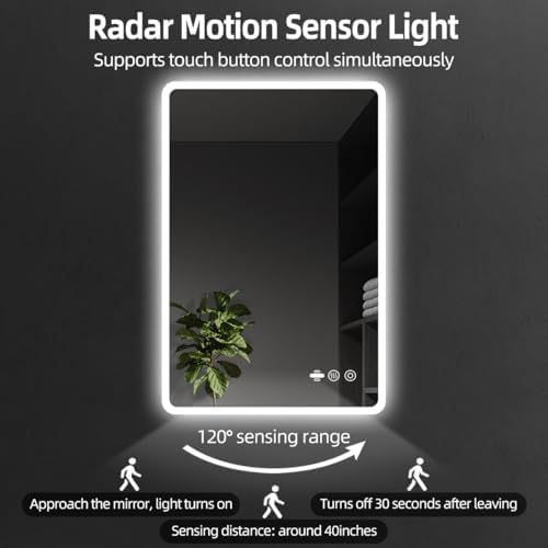 24"X36" LED Mirror for Bathroom - Image 7