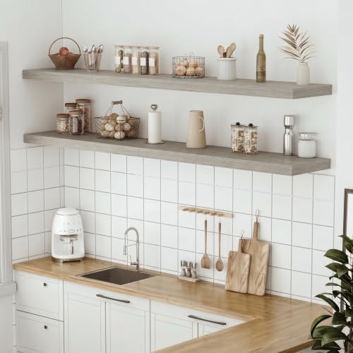 Vivelove Deep Floating Shelves 72x12” Set of 1 - Image 5
