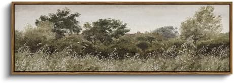 InSimSea Extra Large Framed Vintage Wall Art, Rustic Landscape by InSimSeaArt