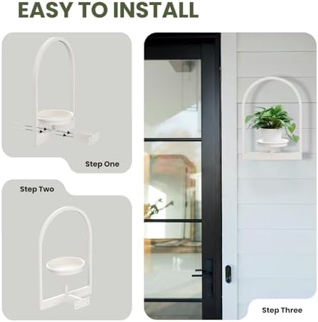 Floating Shelves for Wall Plant Stand Indoor Set of 2 - Image 6