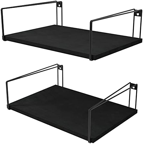 SRIWATANA Deep Wide Floating Wall Shelves 16''W x 12''D by SRIWATANA