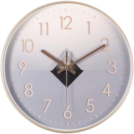 PATIKIL 12 Inch Modern Wall Clock, Silent Non-Ticking Wall Clocks Sweep by PATIKIL