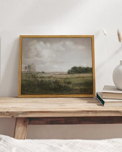 VIYYIEA Vintage Landscape Framed Wall Art, Nature Wilderness Scenery Paintings - Image 3