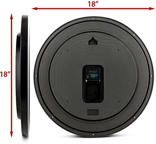 Bernhard Products Black Wall Clock Silent Non Ticking - Image 7