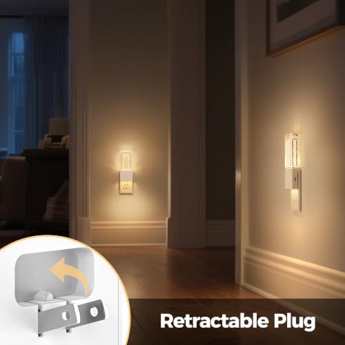 DORESshop Night Lights Plug Into Wall, Bubble Acrylic Night Light - Image 4