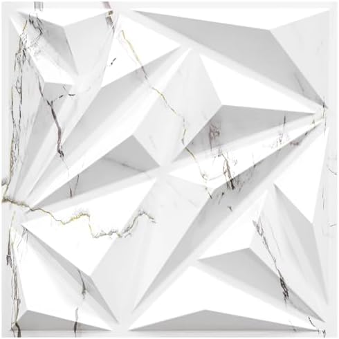 STICKGOO Diamond 3D Wall Panels, 33 Pack by STICKGOO