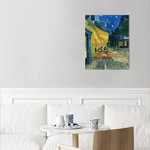 1 KINGO Van Gogh Canvas Wall Art: Café Terrace at Night Oil Painting Picture - Image 6