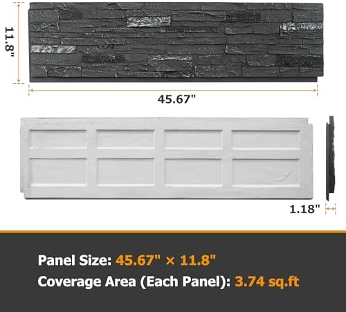 ROOMTEC 1-Packs Faux Stone Wall Covering Panels - Image 2