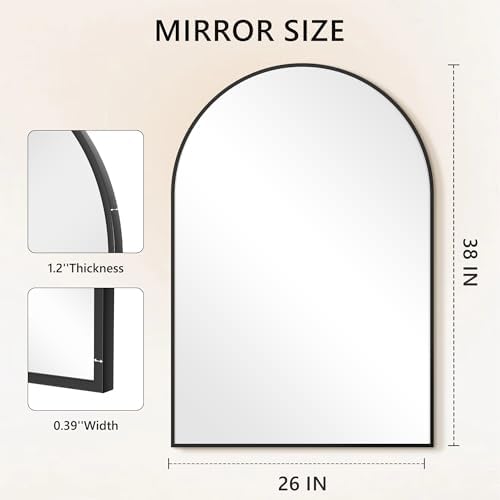 Arched Bathroom Mirror for Wall - Image 6