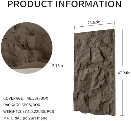 3D Faux Stone Wall Panels - Image 2