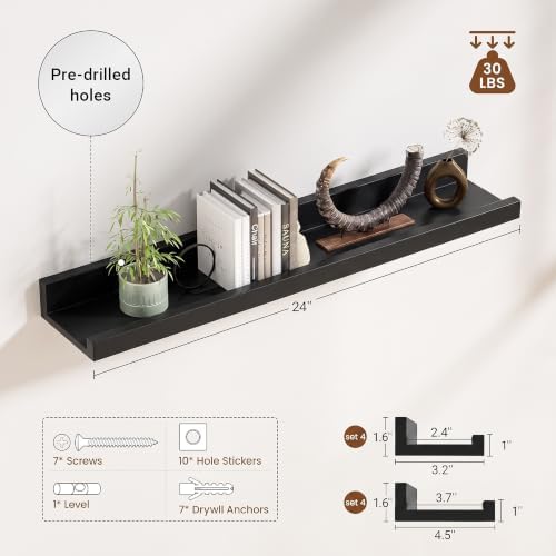 Heimlove 24 Inch Picture Ledge Shelf - Image 2
