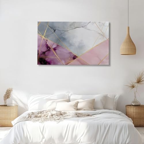 Canvas Wall Art Modern Geometric Marble Texture Wall Pictures, Canvas Print - Image 3