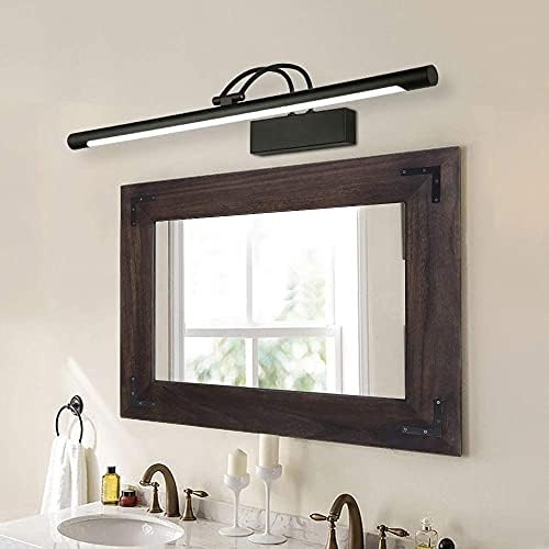 YOSHOOT Rustic Wooden Framed Wall Mirror, Natural Wood Bathroom Vanity Mirror - Image 5
