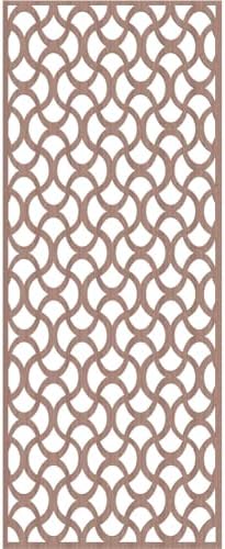 Resort Decorative Pierced Fretwork Wood Wall Panels, 25 3/8"W x 64 3/8"H x 3/8"T - Image 4