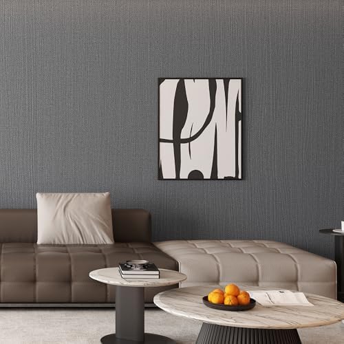 Haimin Fabric Wallpaper 24" x 393" Peel and Stick Textured Contact Paper - Image 5