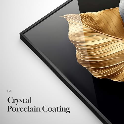 Framed Modern Gold and Silver Elegant Luxury Wall Art Decor, 24x24 In - Image 6