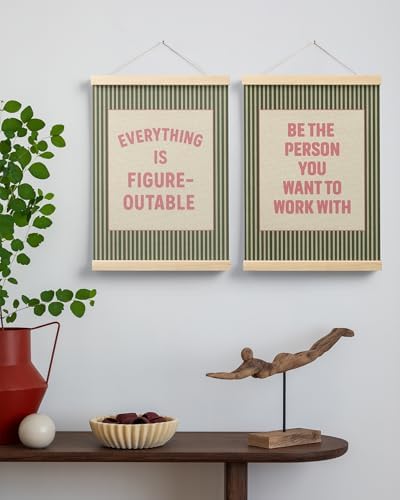 FGFK Positive Affirmations Wall Art Poster Hanger Frame 12x16 Inch - Image 3