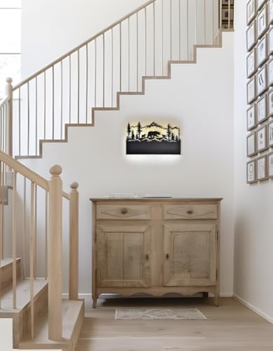 Bear Light LED Wall Sconce, 3000K Warm & 6000K Cool Dual Color Temperature - Image 2
