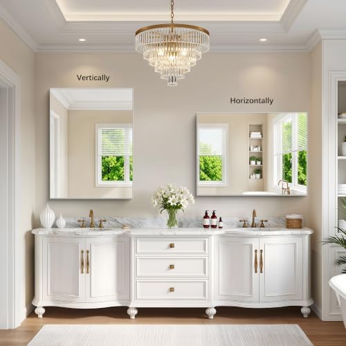 DESBING 30" x 40" Bathroom Mirror - Image 2