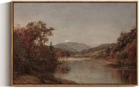 ARPEOTCY Vintage Framed Canvas Wall Art, 20x30 inch, Fall Large Landscape Wall by ARPEOTCY