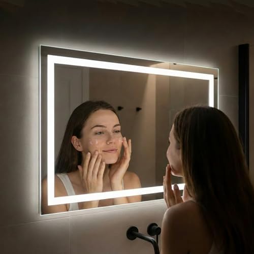 40"x 32" LED Bathroom Mirror - Image 2