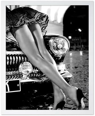 Poster Master Sexy Legs on Classic Car Poster by PosterMaster