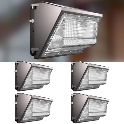 Lightdot 4 Pack 200W LED Wall Pack Lights, Wall Mount Outdoor Exterior Lighting by LightdotLighting