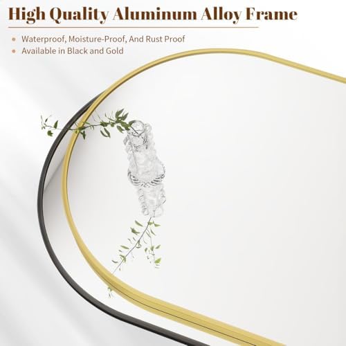 BEAUTYPEAK 31"x32" Arch Bathroom Wall Mirror - Image 3