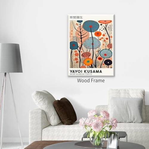 Yayoi. Kusama Framed Canvas Wall Art Vintage Japanese Painting Posters Tokyo - Image 7