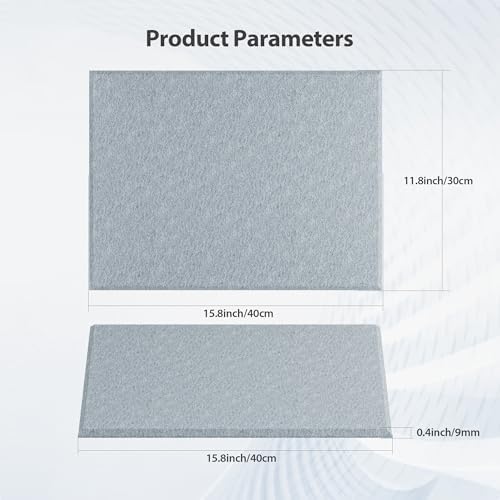 12 Pack Rectangle Acoustic Panels Self Adhesive Sound Proof Foam - Image 6