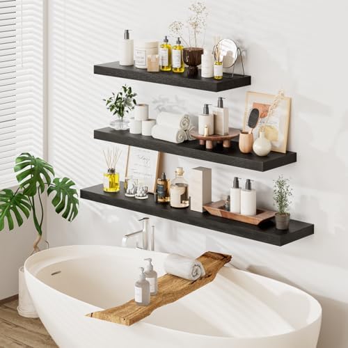 Heimlove 12 Inch Deep Floating Shelves - Image 5