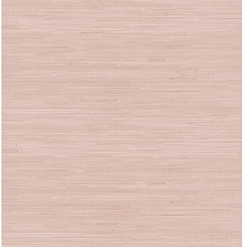 NuWallpaper x Society Social Classic Faux Grasscloth Peel and Stick Wallpaper by NuWallpaper