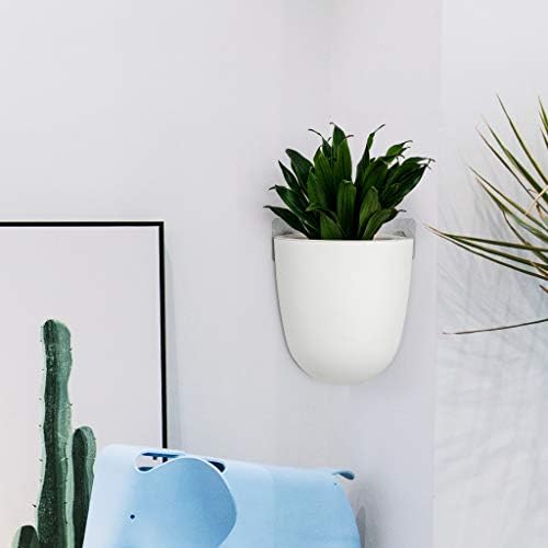ORIMERC 4 Pack Corner Wall Mounted Hanging Planter Self Watering Triangle - Image 4