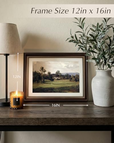VIYYIEA Landscape Wall Art, Nature Golf Course Canvas Prints 16x12 in - Image 4
