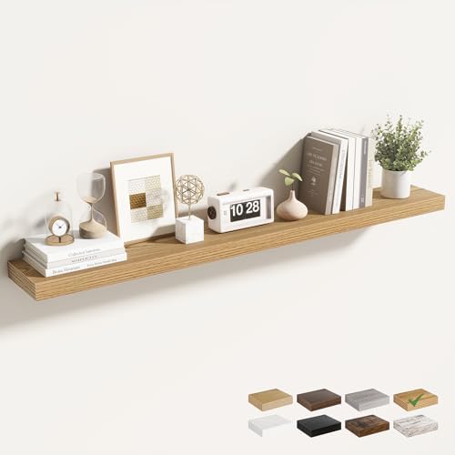 Acovy 48 Inch Floating Shelves for Wall 1 Pack, Wall Mounted Floating Shelf by Acovy
