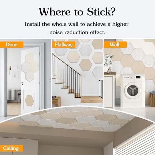 Acoustic Panels, Magrowill 12-Pack Soundproof Wall Panels 14 X 12 X 0.4 Inches - Image 2
