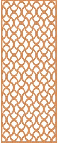 31 3/8"W x 79 3/8"H x 3/8"T Resort Decorative Fretwork Wood Wall Panels - Image 4