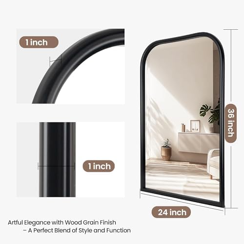 24"x36" Arch Wall Mirror Bathroom Mirror - Image 5
