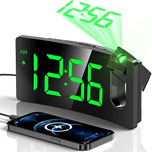 GOLOZA Projection Alarm Clock, Digital Clock by GOLOZA