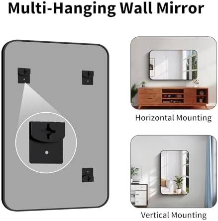 Koonmi Bathroom Wall Mirror, 30x48 Inch Large Vanity Mirror - Image 5