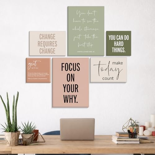 Framed Motivational Office Wall Decor - Image 2