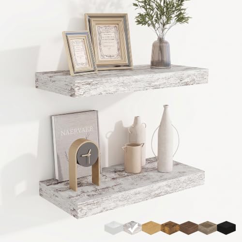 Floating Shelves for Wall, Wall Mounted Wood Shelves by Fuqing