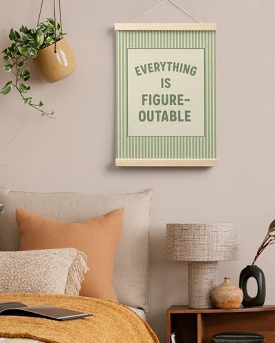 FGFK Everything Is Figureoutable Positive Affirmations Wall Art Poster Hanger - Image 5