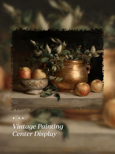 Gold Framed Wall Art, Vintage Apple Still Life Canvas Prints, Classical - Image 7