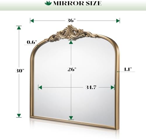 Antique Gold Mirror - Image 5