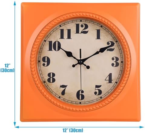 Vintage Wall Clock 1950s Style - Image 3