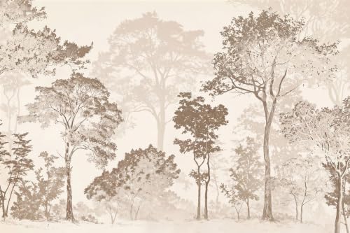 Toolhom Black and White Forest Wallpaper Peel and Stick - Image 3