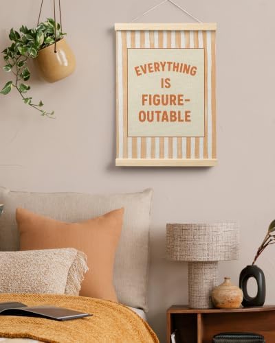 FGFK Everything Is Figureoutable Inspirational Wall Art Poster Hanger Frame - Image 5