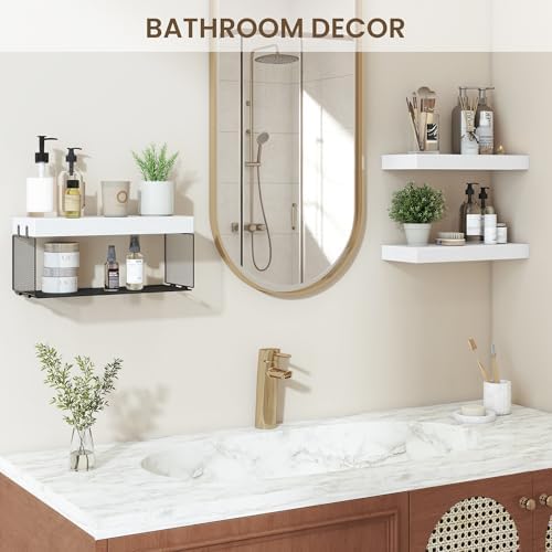 Acovy 16in Bathroom Floating Shelves - Image 5