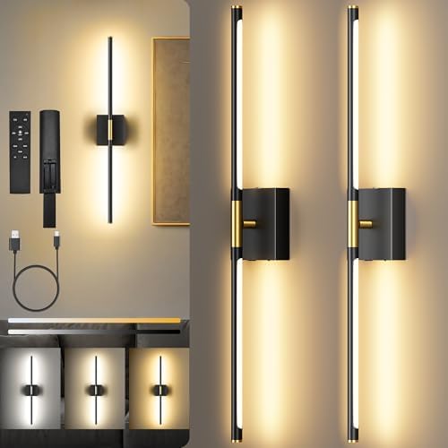 10000mAh Battery Operated Wall Sconces Set of 2 by SyncGlow